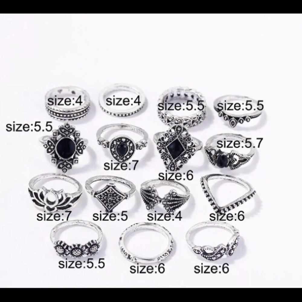 ❤️❤️❤️❤️❤️15 PIECE RING SET - Picture 7 of 8